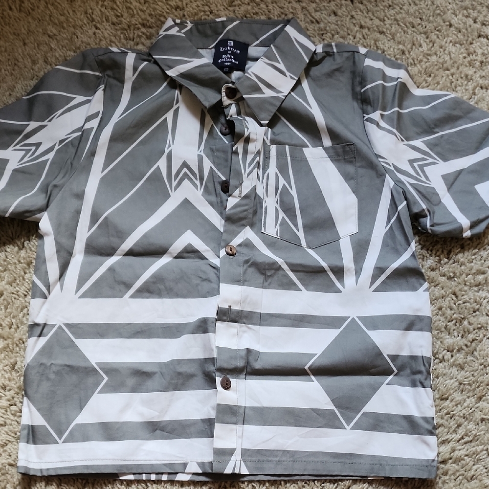 Boys Lexbreezy Aloha Print Shirt